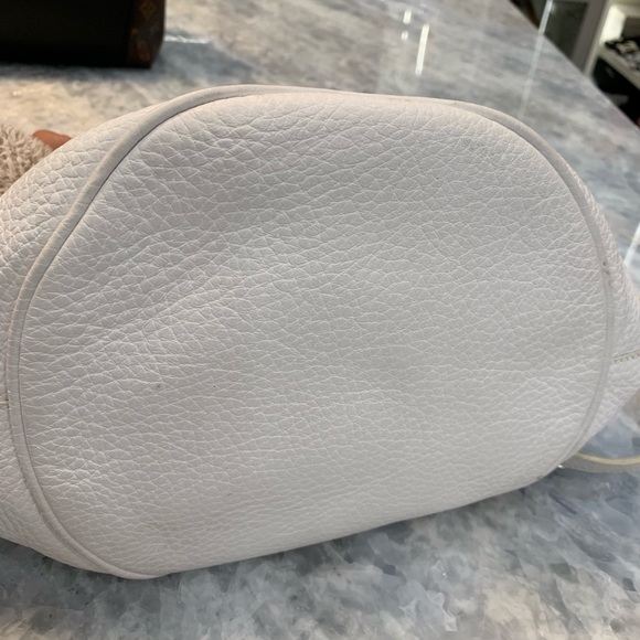 Hogan white leather shoulder bag